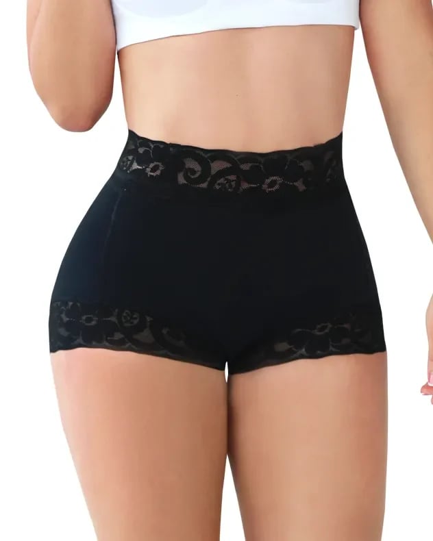 Naotstore - Women Lace Classic Daily Wear Body Shaper Butt Lifter Panty Smoothing Brief