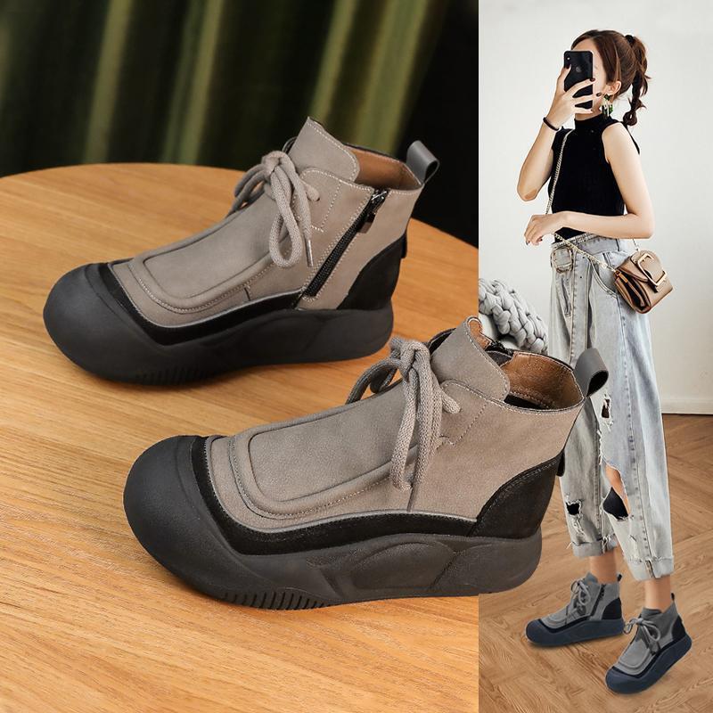 Naotstore - Women's Warm Thick Fashion Martin boots