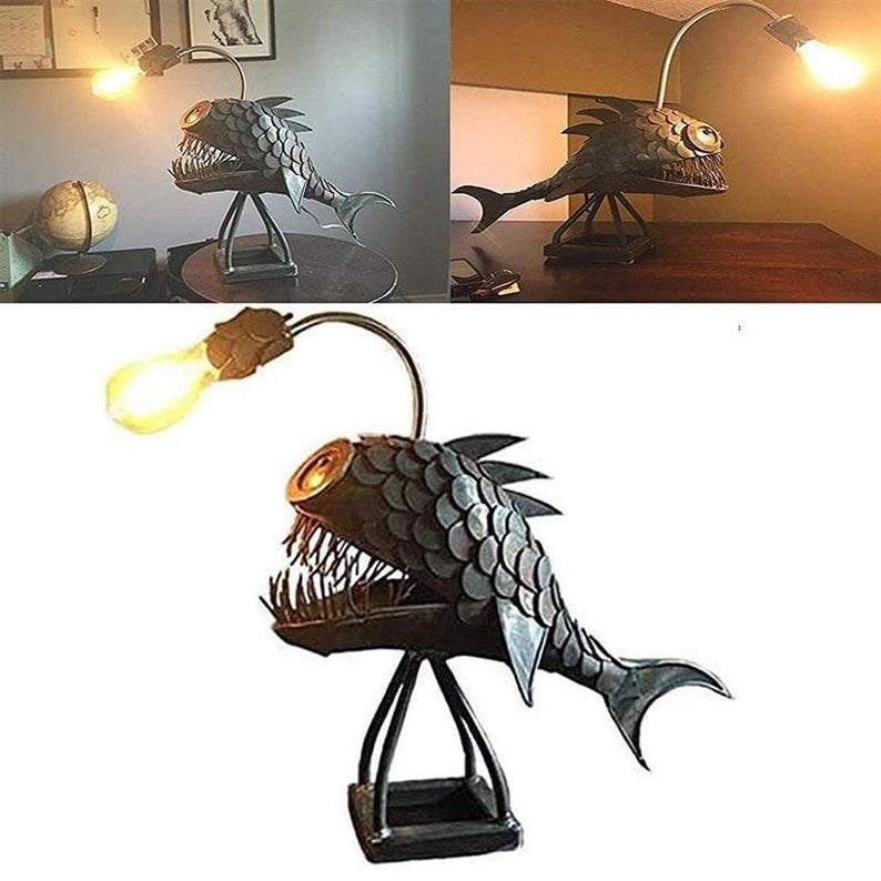 Naotstore - Angler Fish Lamp-Best Home Decor Custom Art