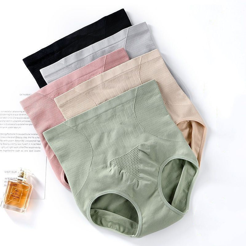 Naotstore - New women's graphene seamless high-waisted antibacterial shaping panties