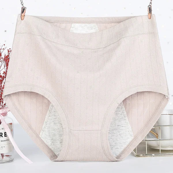 💥Buy 1 get 2 free - High-waisted large-size pure cotton antibacterial and leak-proof physiological underwear - naotstore