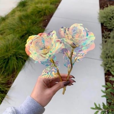 Naotstore - Captivating Luminous Golden Rose