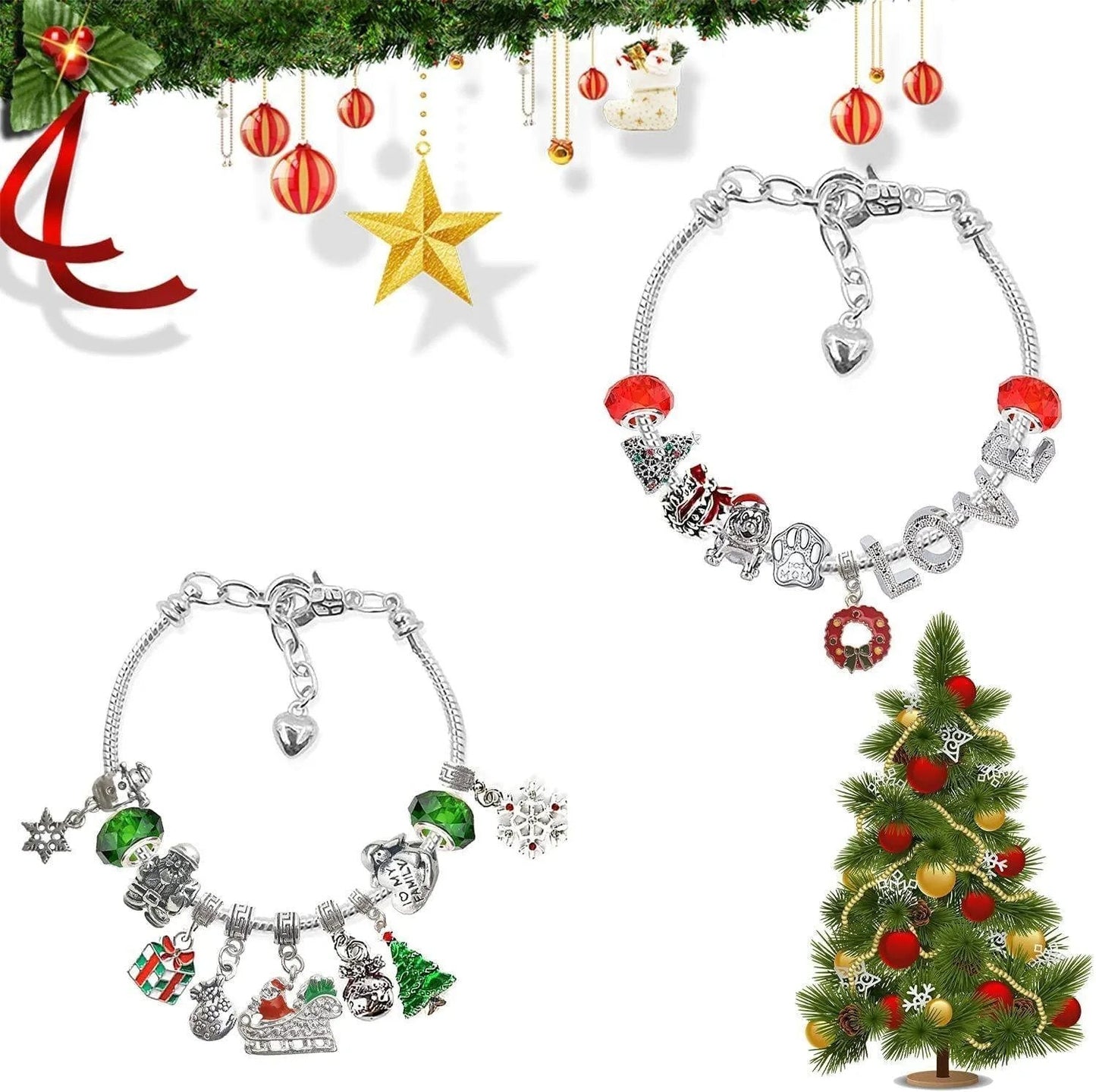 Naotstore - diy christmas advent calendar bracelets set