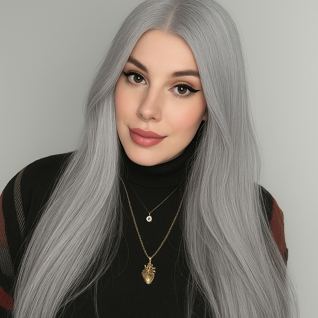 Seamless silk hairpiece for women to cover hair loss.