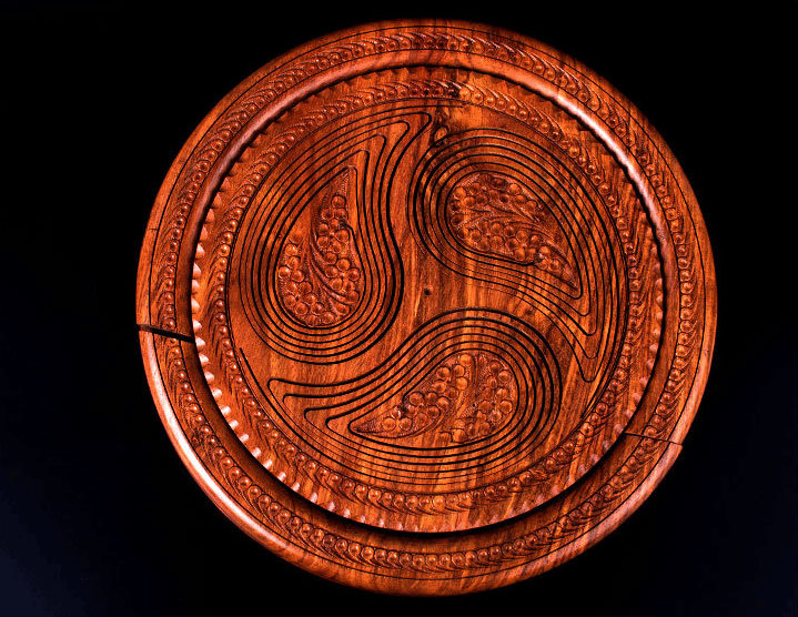 Naotstore - Handmade wood carving fruit plate