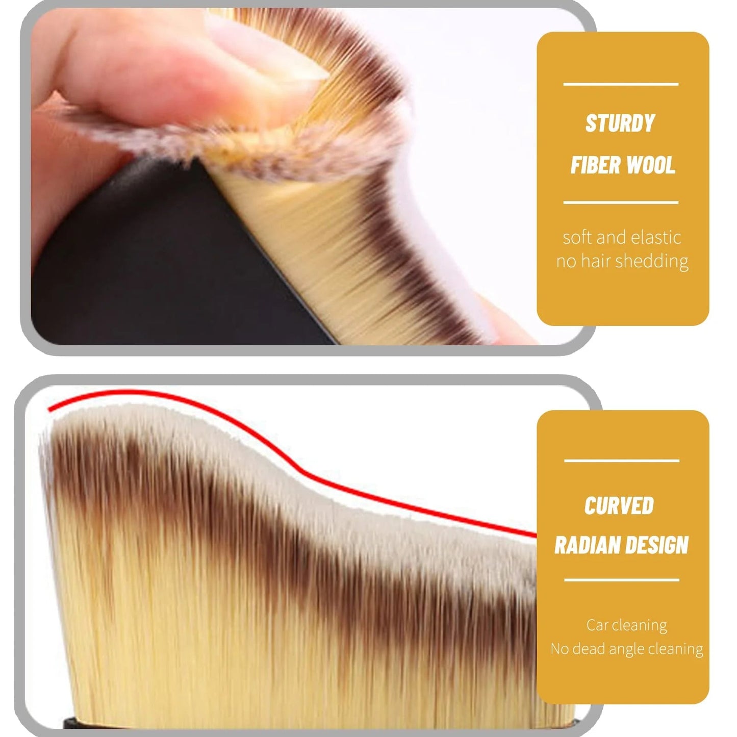 🔥LAST DAY 49% OFF🔥Exclusive Logo Customization🚗Car Interior Cleaning Multi-Tool Brush