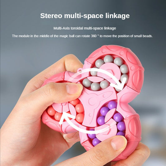 Naotstore - 2 in 1 Rubik's Cube / Magic Bean Gyro