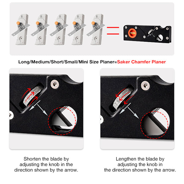 Naotstore - Chamfer Plane Woodworking Edge Corner Flattening Tool