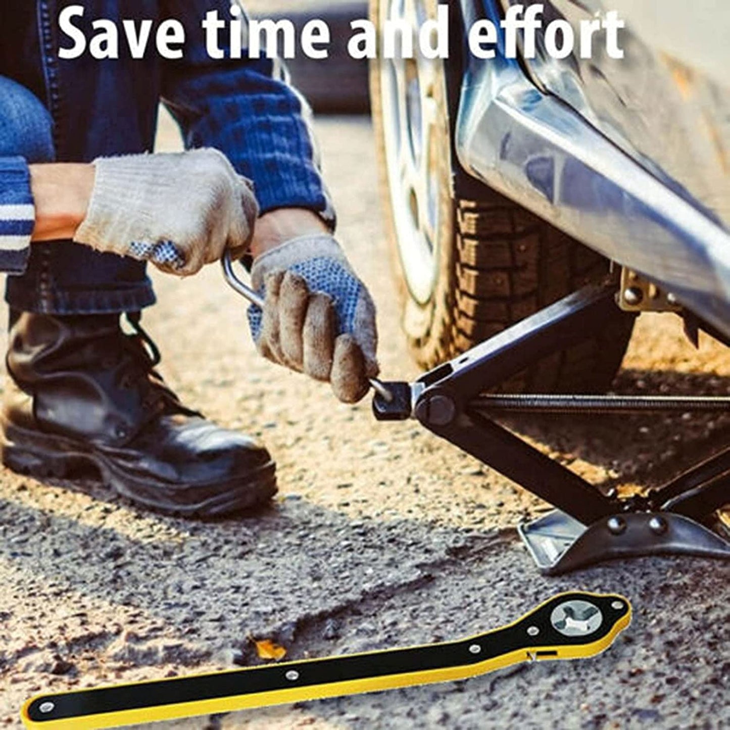 Naotstore - Auto Labor-Saving Jack Ratchet Wrench