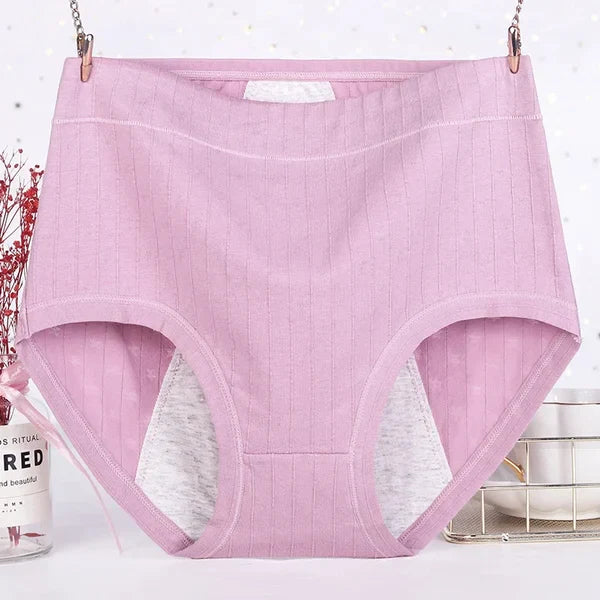 💥Buy 1 get 2 free - High-waisted large-size pure cotton antibacterial and leak-proof physiological underwear - naotstore