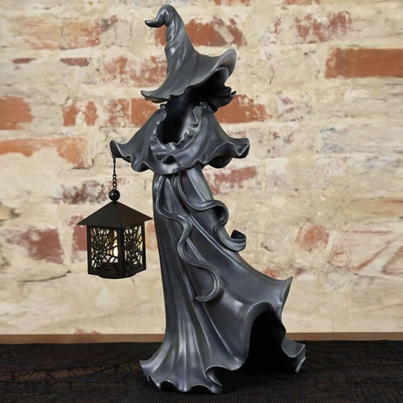 Naotstore - Witch With Lantern Decoration