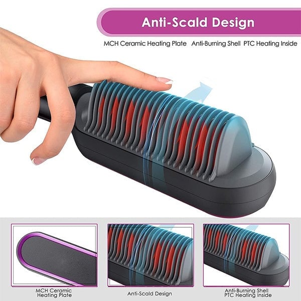Naotstore - Negative Ion Hair Straightener Styling Comb