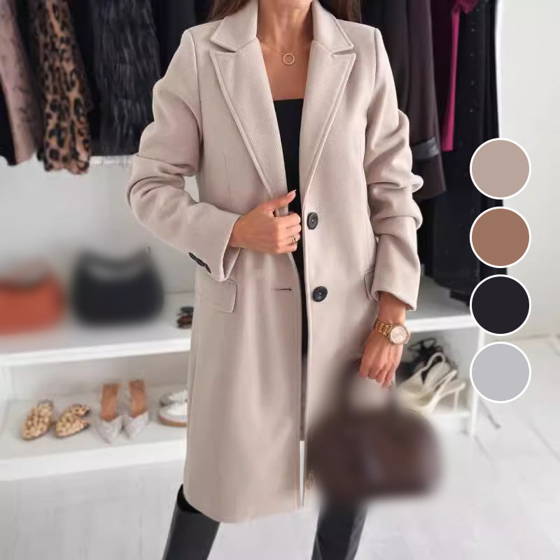 Naotstore - Women’s Elegant Tailored Long Coat