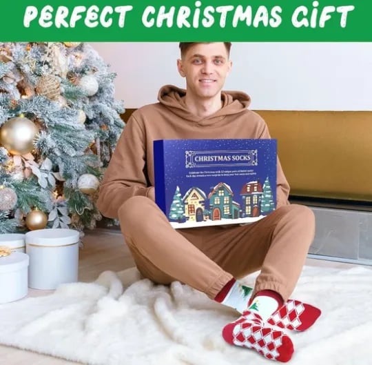 Naotstore - Christmas Warm Socks Advent Calendar