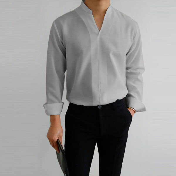 Naotstore - Gentlemans Simple Design Casual Shirt