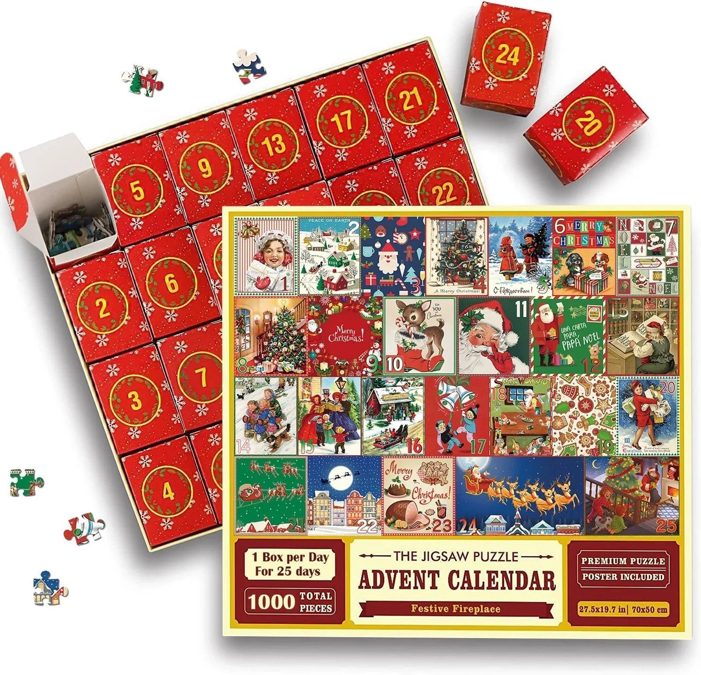 Naotstore - Christmas Advent Calendar Puzzle