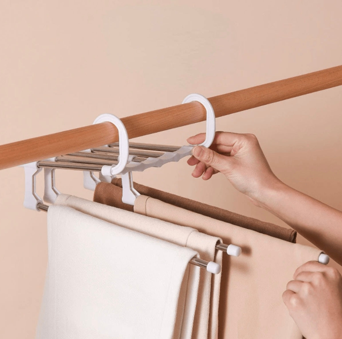 Naotstore - 5-in-1 Multi-Functional Pants Rack