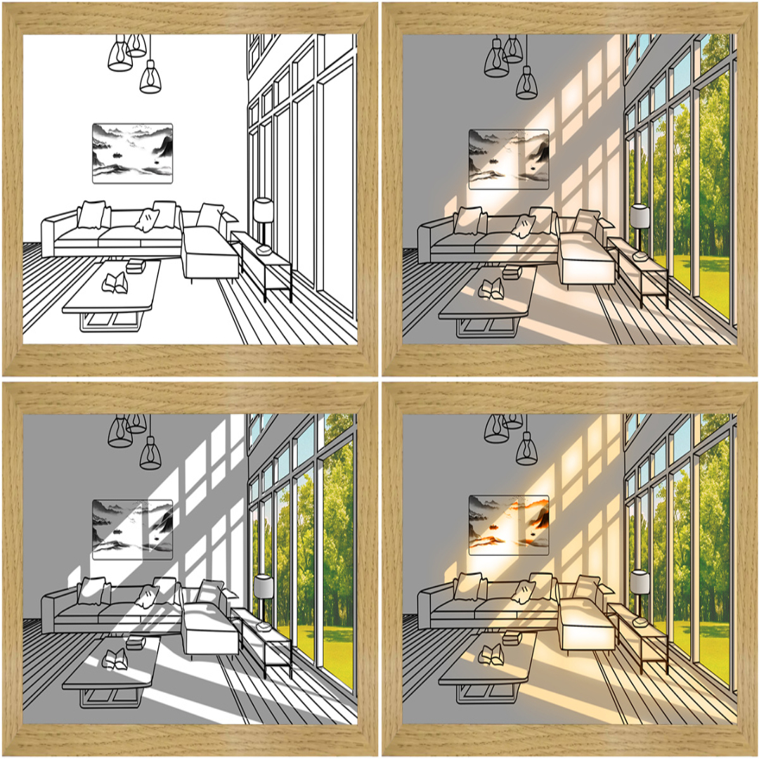 Naotstore - Creative DIY Sunlight Painting Night Light