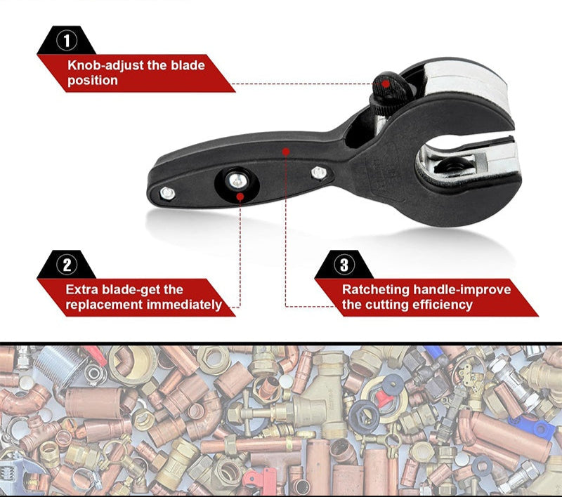 🔥LAST DAY 51% OFF🔥Ratcheting Tubing Cutter