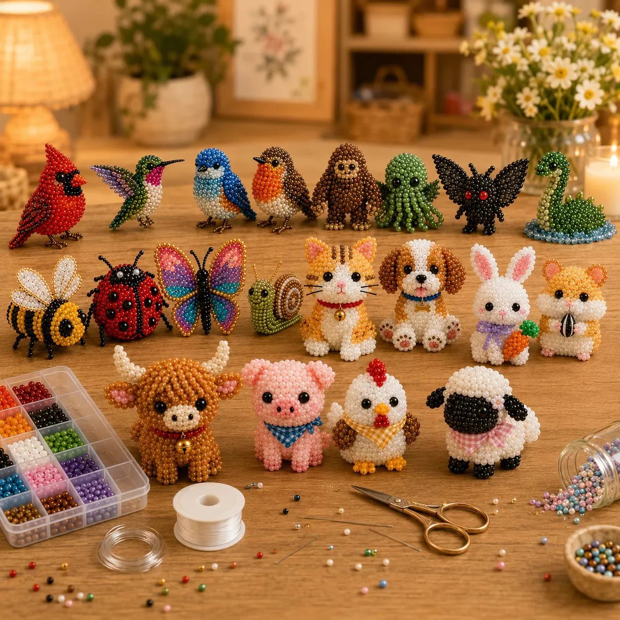 ✨Hot Selling! DIY Mini 3D Animal Beading Set