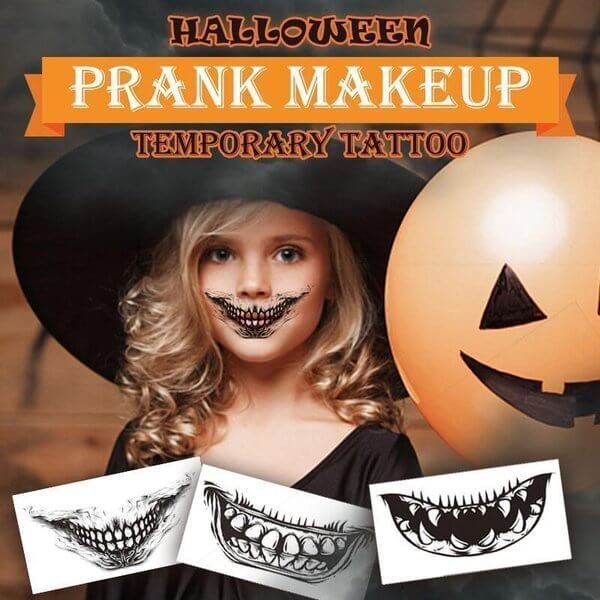 🔥Halloween's hottest items - Halloween prank makeup temporary tattoo - naotstore