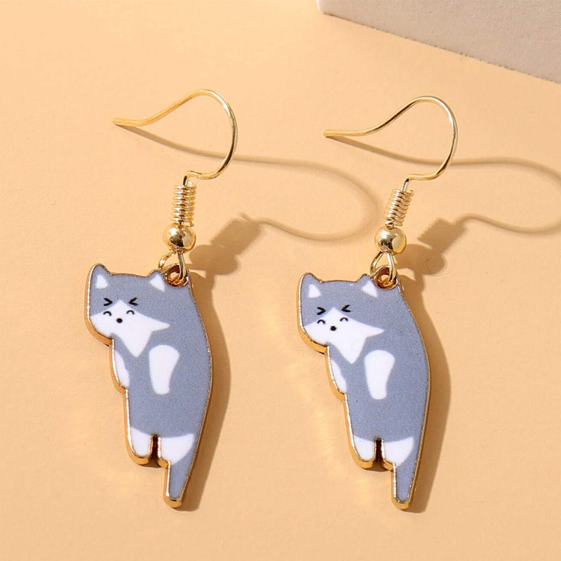 🔥Last day! 💥Special sale - Dangling Cat Earrings - naotstore