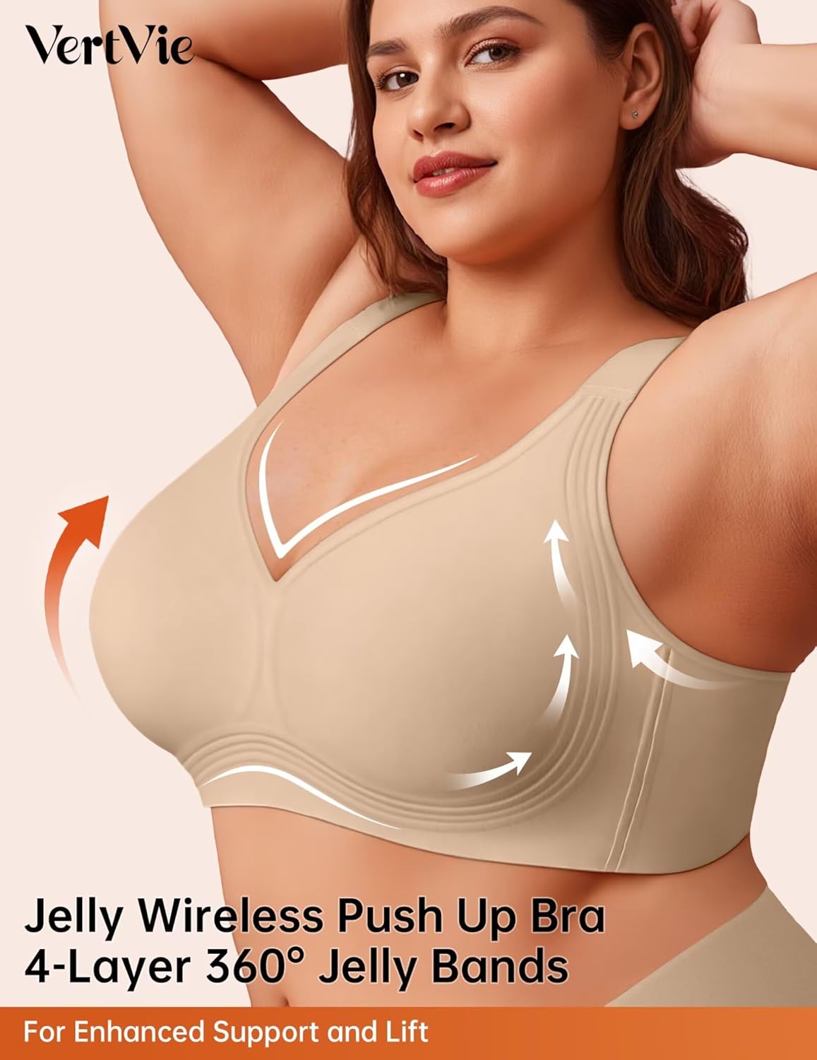 👙Plus Size Wireless Jelly Bra - Super Comfort