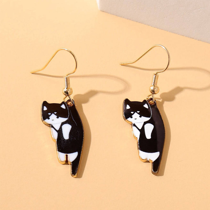 🔥Last day! 💥Special sale - Dangling Cat Earrings - naotstore