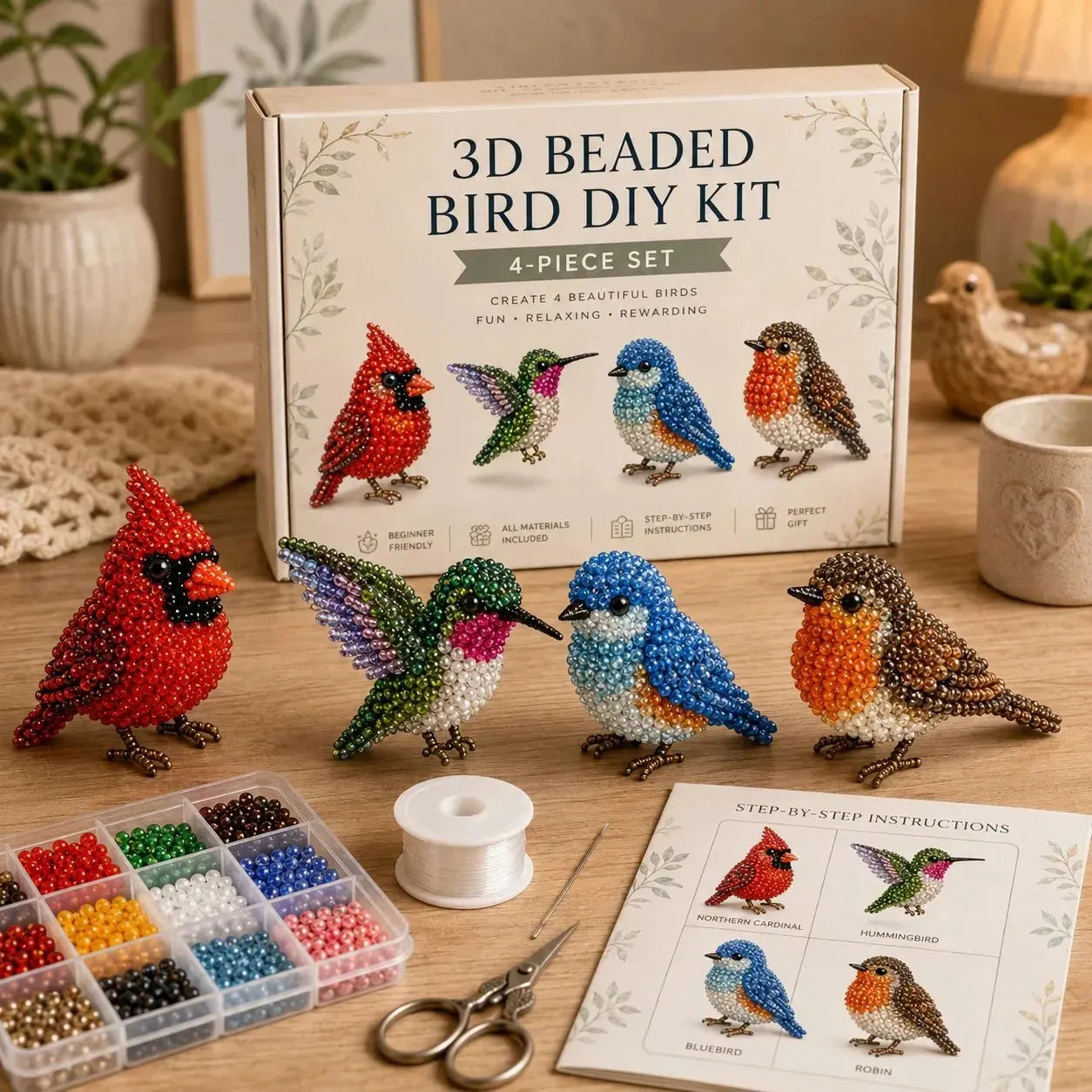 ✨Hot Selling! DIY Mini 3D Animal Beading Set