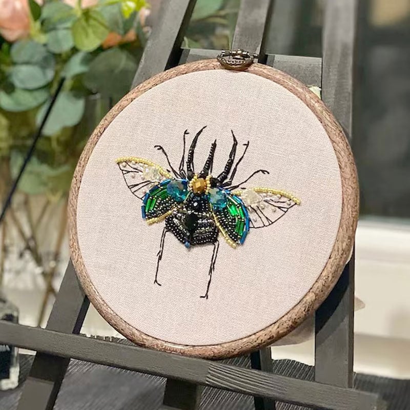 🔥Last day! 💥Special sale - Insect Bead Embroidery DIY Craft Kit