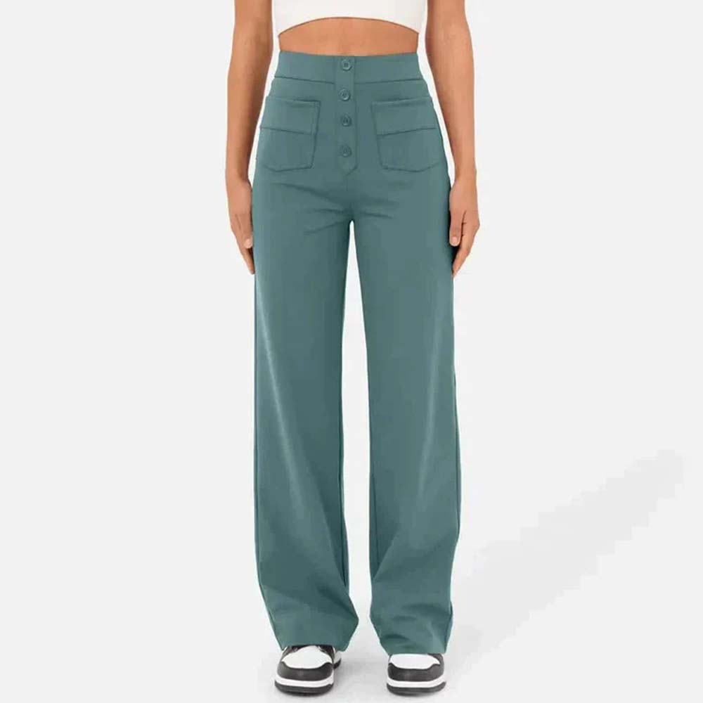 💥🔥Hottest products this month - High-waisted Elastic Casual Trousers - naotstore