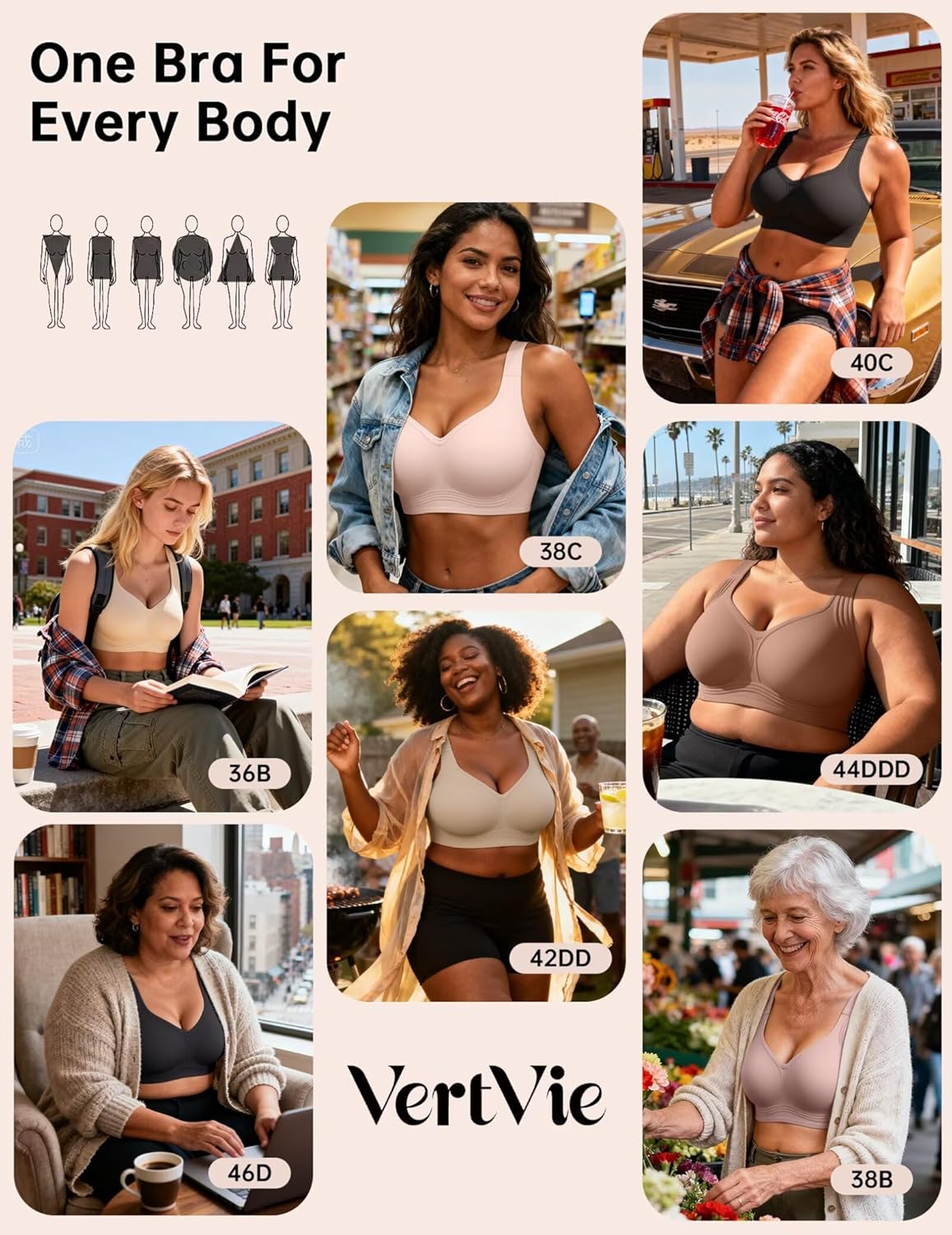 👙Plus Size Wireless Jelly Bra - Super Comfort