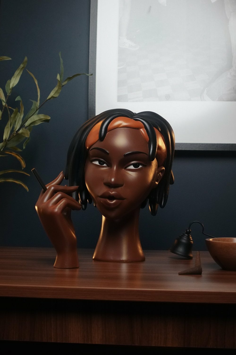 🔥Last day! 💥Special sale - Head Incense Burner Black Woman