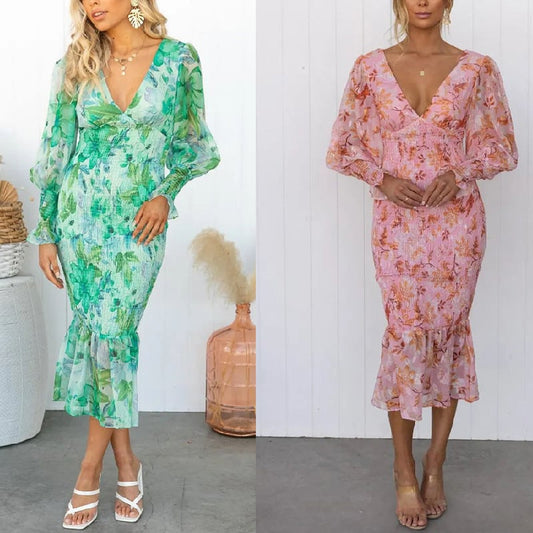 ✨Naotstore🔥Elegant Floral Dress