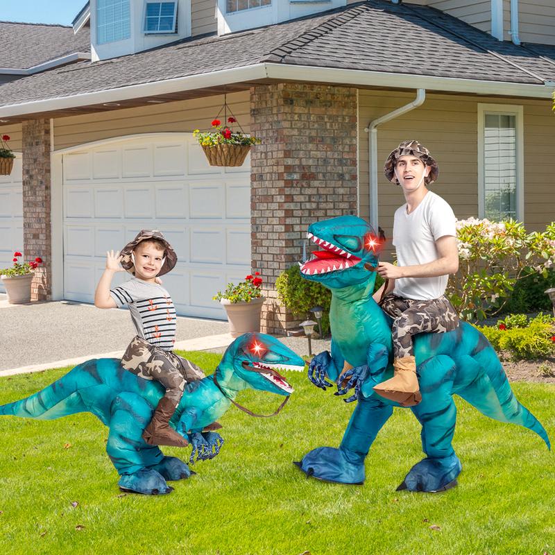 🎁Last day! 💥Special sale - GOOSH Inflatable Dinosaur Costume Halloween Costumes