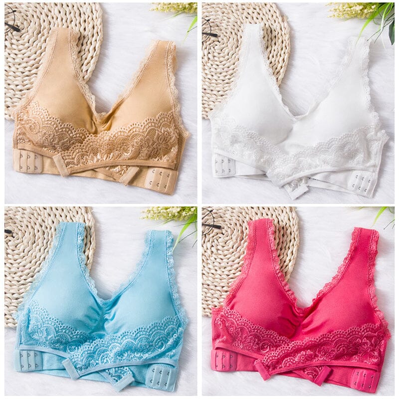 🤣Last day! 💥Special sale - Women's Wireless Full Coverage Lace Bra - naotstore