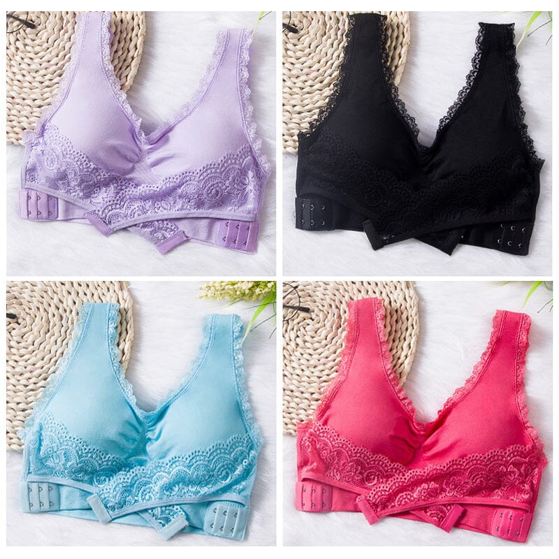 🤣Last day! 💥Special sale - Women's Wireless Full Coverage Lace Bra - naotstore