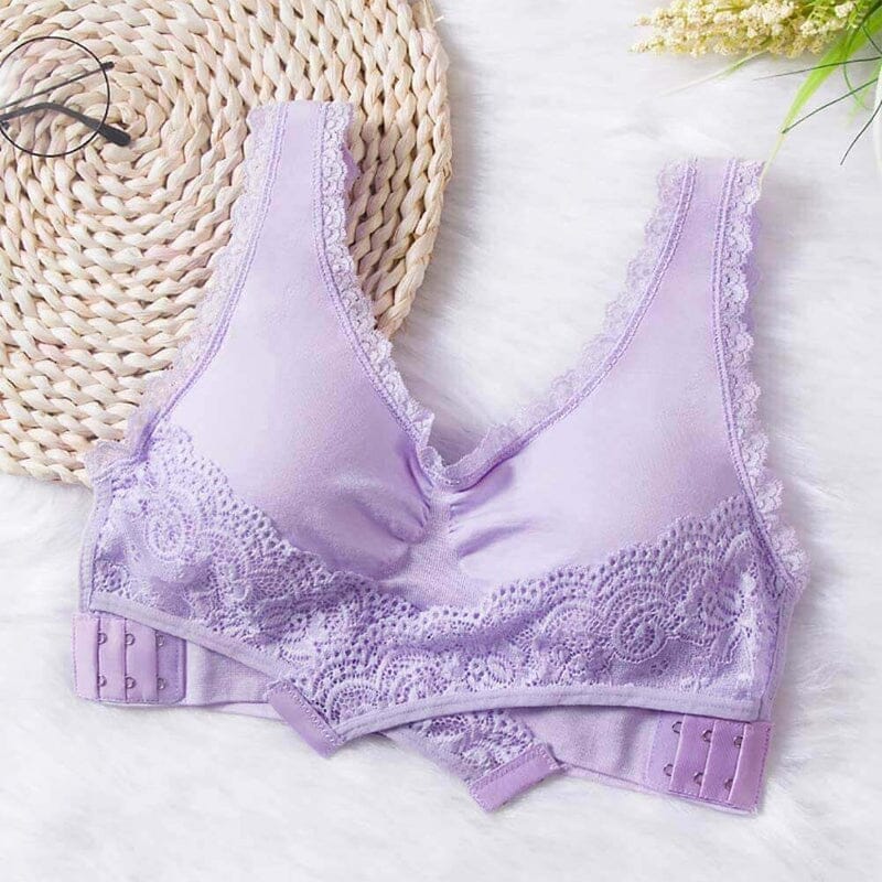 🤣Last day! 💥Special sale - Women's Wireless Full Coverage Lace Bra - naotstore