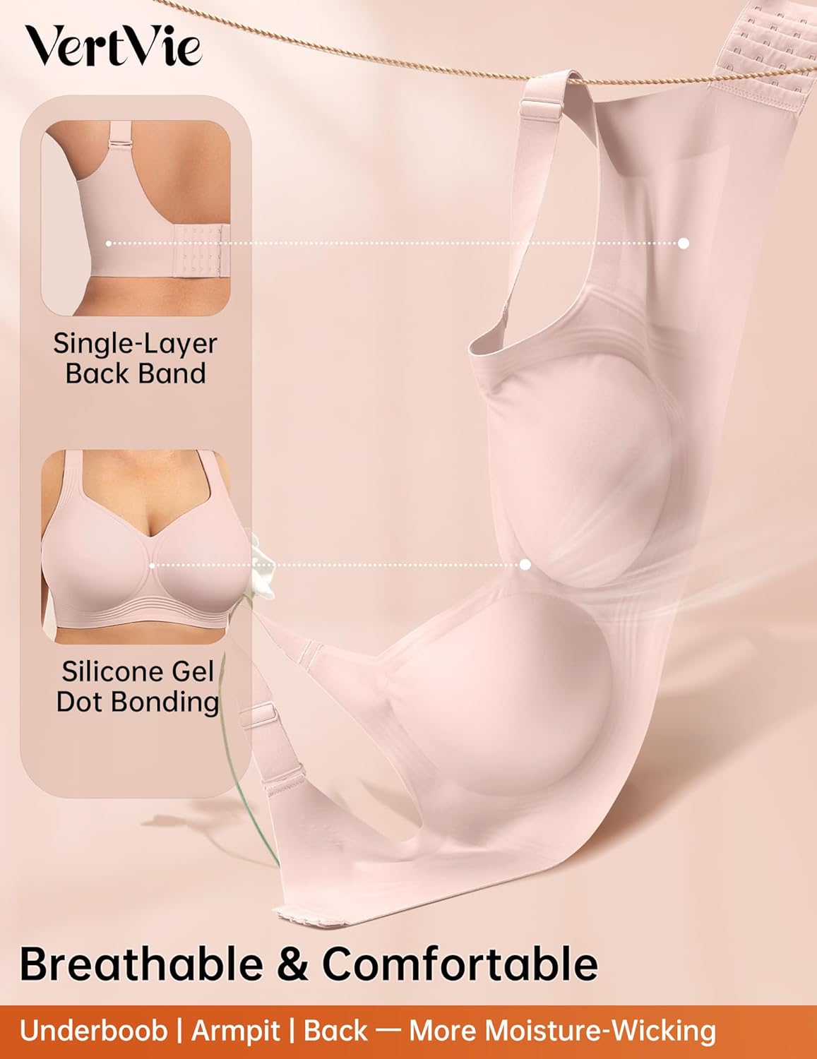 👙Plus Size Wireless Jelly Bra - Super Comfort