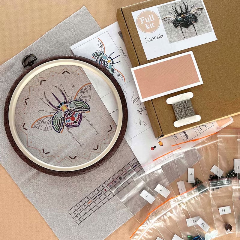 🔥Last day! 💥Special sale - Insect Bead Embroidery DIY Craft Kit