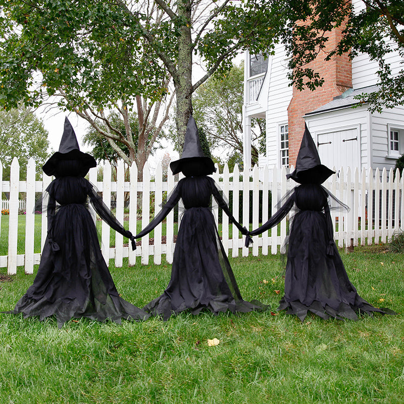 🎃Halloween's hottest items - Lighted Halloween Witch Stakes - naotstore