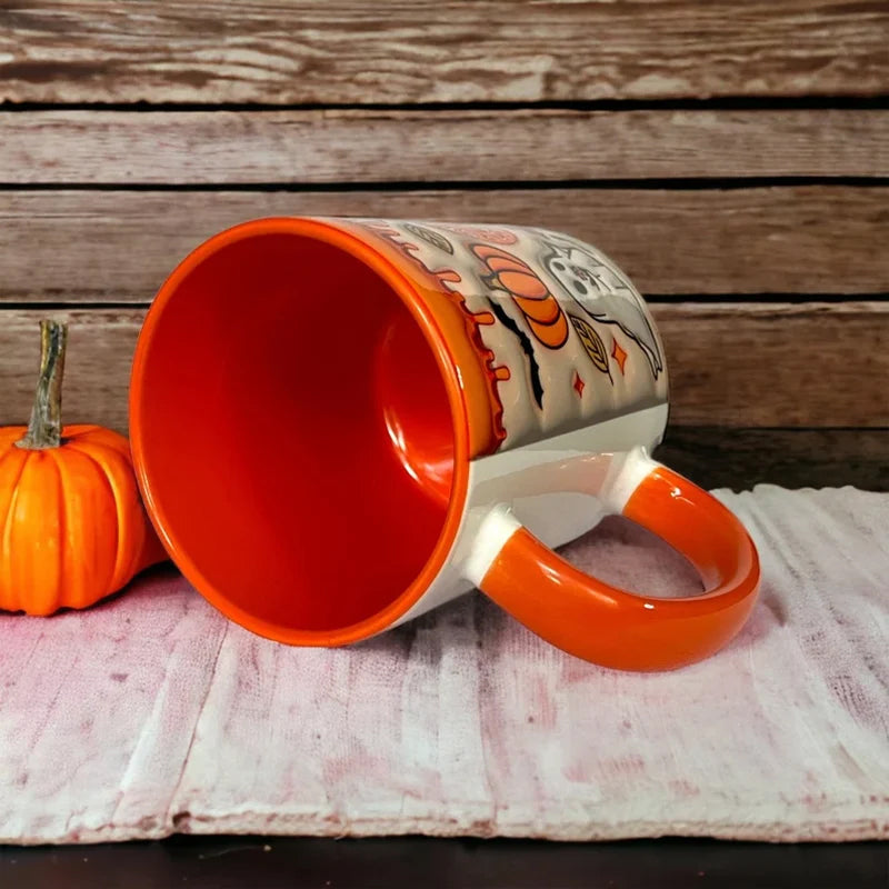 🤣Last day! 💥Special sale - Pumpkin Coffee Cup With Ghost - naotstore