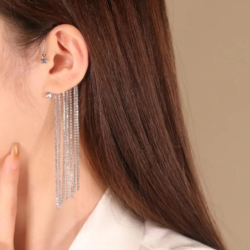 🔥Last day! 💥Special sale - Sparkling Diamond Tassel Earrings - naotstore