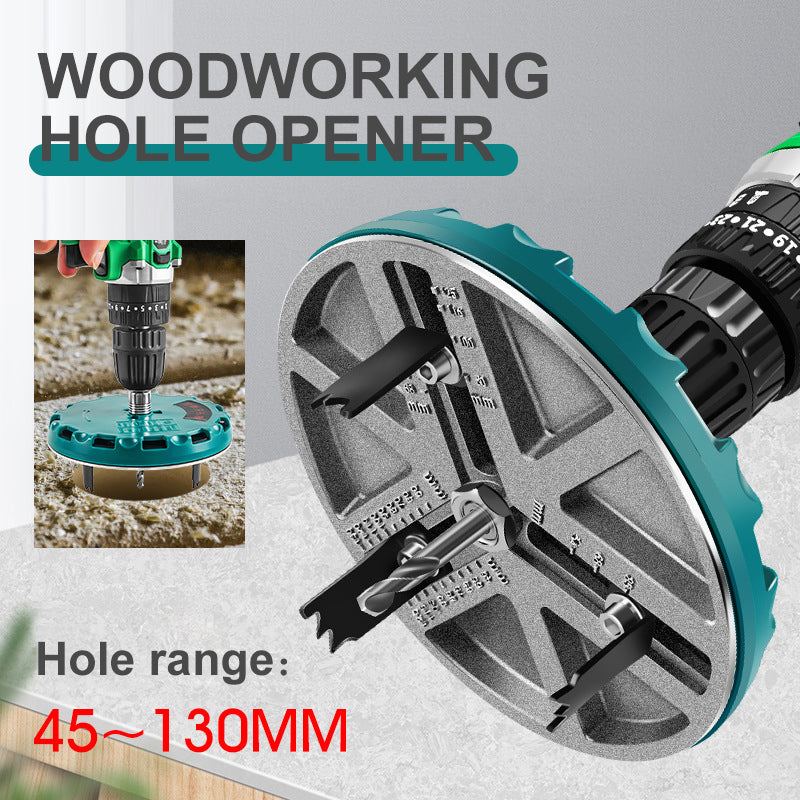 🔥Last day! 💥Special sale - Adjustable Woodworking Cutting Tools Hole Opener - naotstore