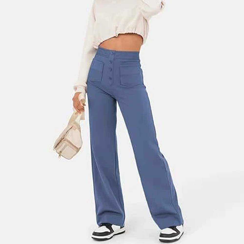 💥🔥Hottest products this month - High-waisted Elastic Casual Trousers - naotstore