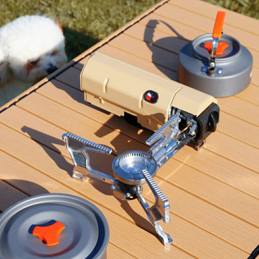 Naotstore - Compact Folding Spyder Camping Gas Stove