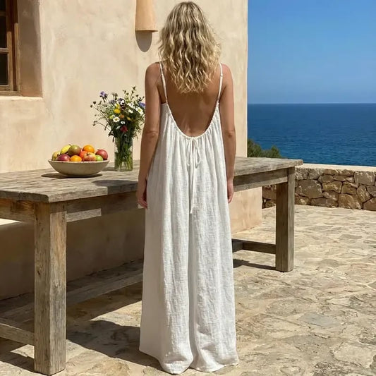 ✨Elegant backless halter dress for women