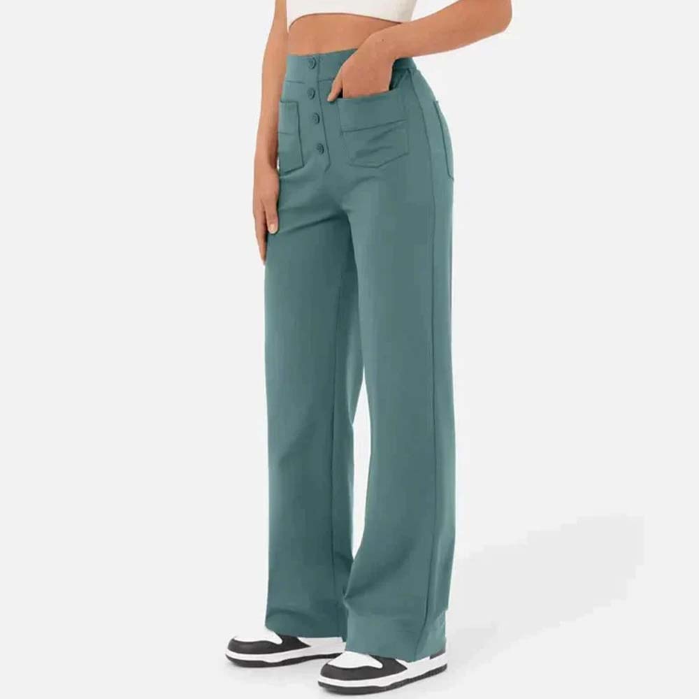 💥🔥Hottest products this month - High-waisted Elastic Casual Trousers - naotstore