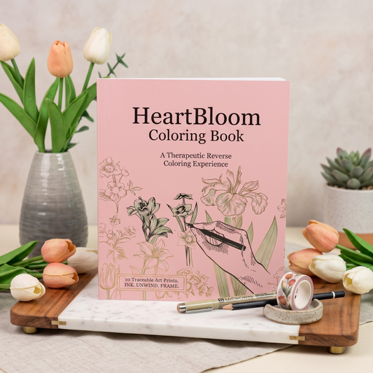 🌸🖋️Heart Blossoms Coloring Book | Helping you relax and rejuvenate