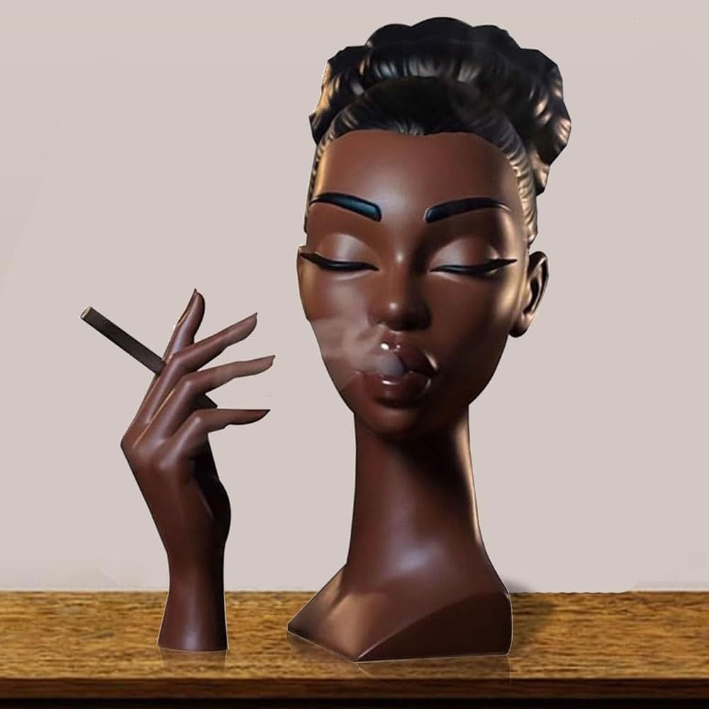 🔥Last day! 💥Special sale - Head Incense Burner Black Woman